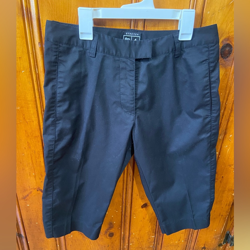 Adidas Stretch Womens Golf Shorts Black Size4